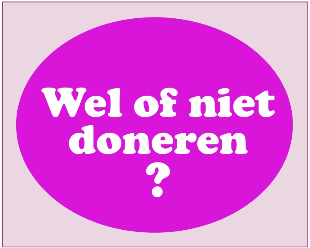 Doneren logo